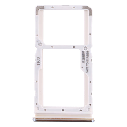 SIM Card Tray + SIM Card Tray / Micro SD Card Tray for Xiaomi Redmi Note 8 Pro (Silver)