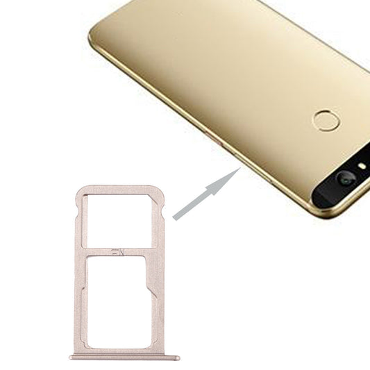 For Huawei nova SIM Card Tray & SIM / Micro SD Card Tray(Gold)