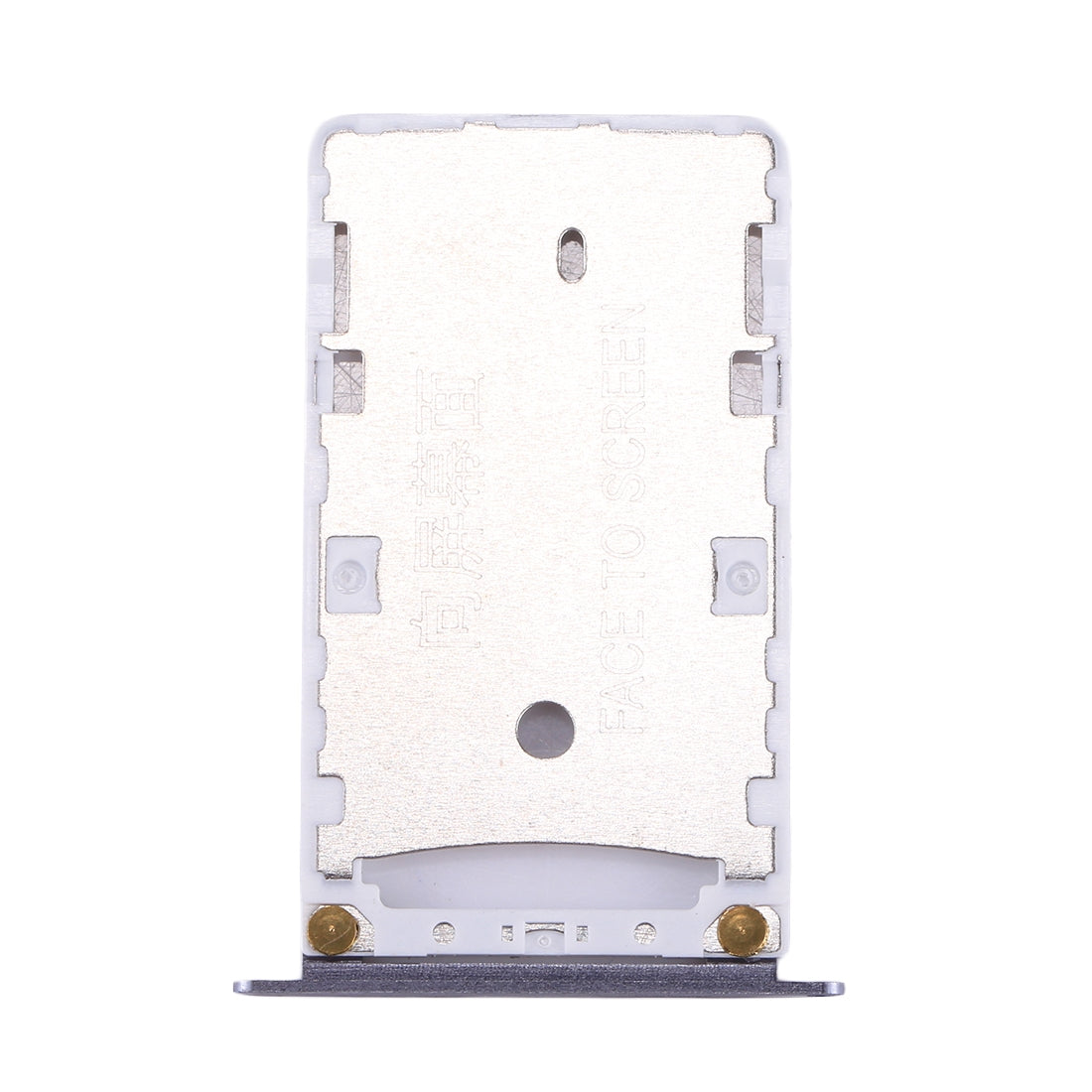 For Xiaomi Redmi Note 4 SIM & SIM / TF Card Tray(Grey)