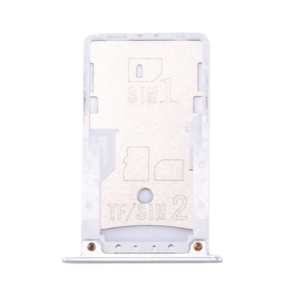 For Xiaomi Redmi Note 4 SIM & SIM / TF Card Tray(Silver)