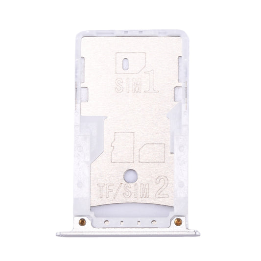 For Xiaomi Redmi Note 4 SIM & SIM / TF Card Tray(Silver)