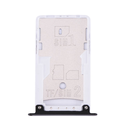 For Xiaomi Redmi Note 4X SIM & SIM / TF Card Tray(Black)