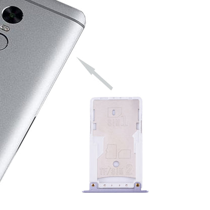 For Xiaomi Redmi Note 4X SIM & SIM / TF Card Tray(Grey)
