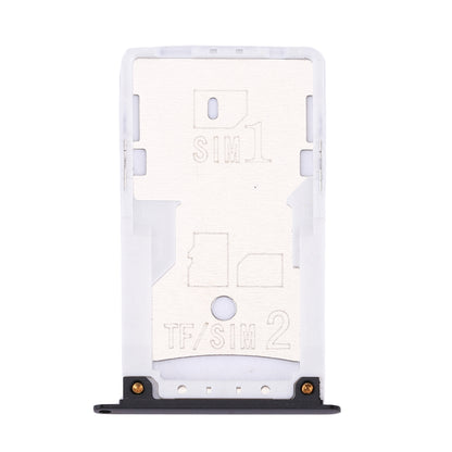 For Xiaomi Redmi 4X SIM & SIM / TF Card Tray(Black)