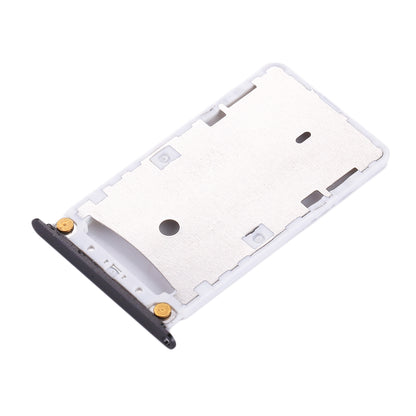 For Xiaomi Redmi 4X SIM & SIM / TF Card Tray(Black)