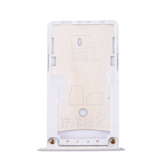 For Xiaomi Redmi 4X SIM & SIM / TF Card Tray(Silver)