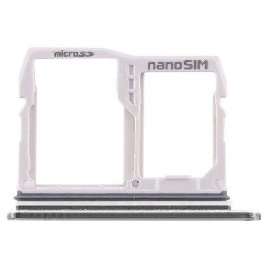 SIM Card Tray + Micro SD Card Tray for LG V40 ThinQ (Silver)