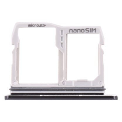 SIM Card Tray + Micro SD Card Tray for LG V50 ThinQ 5G(Black)