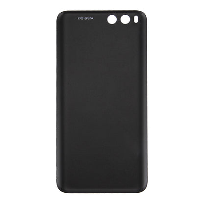 For Xiaomi Mi 6 Glass Battery Back Cover(Black)