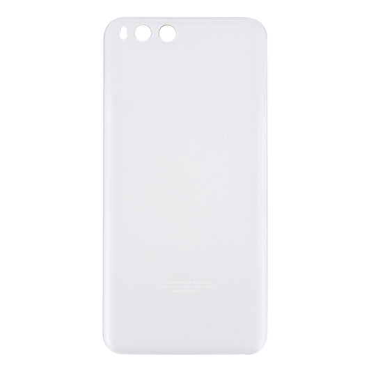 For Xiaomi Mi 6 Glass Battery Back Cover(White)