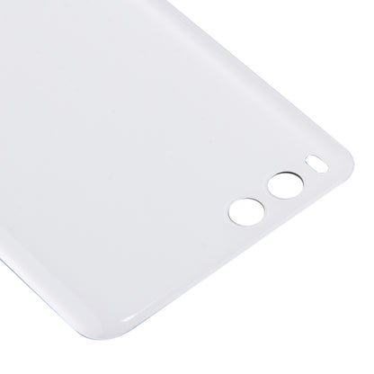 For Xiaomi Mi 6 Glass Battery Back Cover(White)
