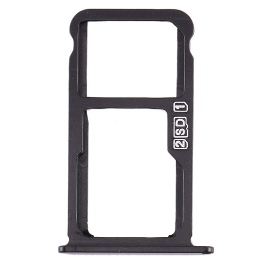 SIM Card Tray + SIM Card Tray / Micro SD Card Tray for Nokia  X7 / 8.1 / 7.1 Plus / TA-1131(Black)