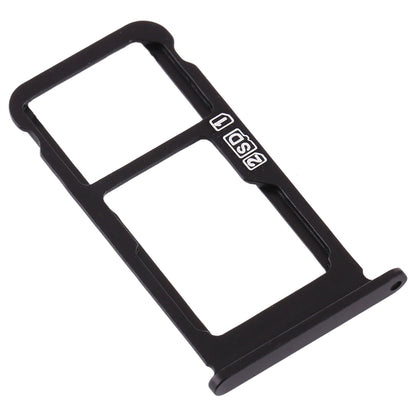 SIM Card Tray + SIM Card Tray / Micro SD Card Tray for Nokia 7.1 / TA-1100 TA-1096 TA-1095 TA-1085 TA-1097 (Black)