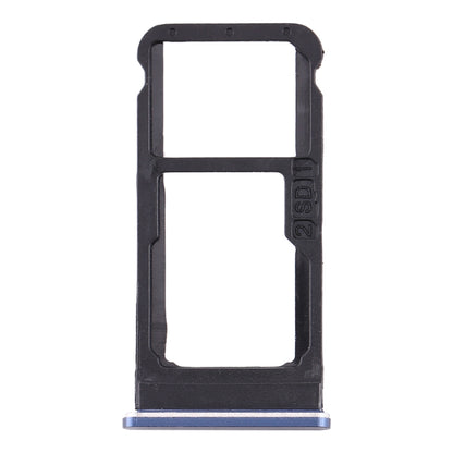 SIM Card Tray + SIM Card Tray / Micro SD Card Tray for Nokia 6.1 / 6 (2018) / TA-1043 TA-1045 TA-1050 TA-1054 TA-1068 (Blue)