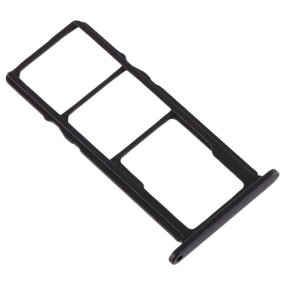 SIM Card Tray + SIM Card Tray + Micro SD Card Tray for Nokia 3.2 TA-1156 TA-1159 TA-1164 (Black)
