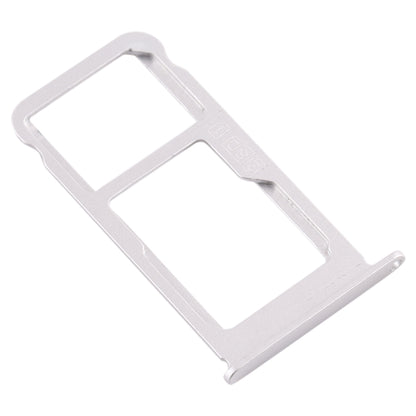 SIM Card Tray + SIM Card Tray / Micro SD Card Tray for Nokia X6 (2018) / TA-1099 / 6.1 Plus (White)