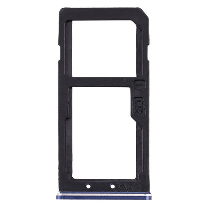 SIM Card Tray + SIM Card Tray / Micro SD Card Tray for Nokia 6 TA-1000 TA-1003 TA-1021 TA-1025 TA-1033 TA-1039 (Blue)
