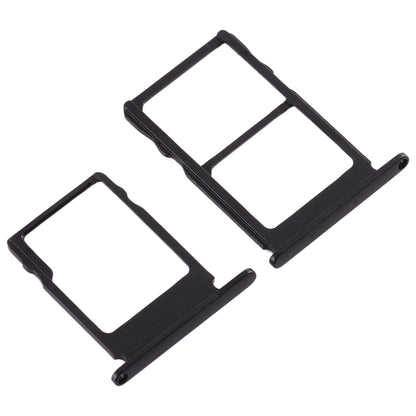 SIM Card Tray + SIM Card Tray + Micro SD Card Tray for Nokia 5 / N5 TA-1024 TA-1027 TA-1044 TA-1053 (Black)