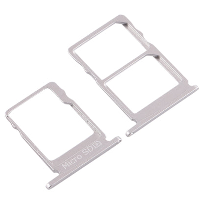 SIM Card Tray + SIM Card Tray + Micro SD Card Tray for Nokia 5 / N5 TA-1024 TA-1027 TA-1044 TA-1053 (White)