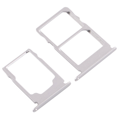 SIM Card Tray + SIM Card Tray + Micro SD Card Tray for Nokia 3.1 TA-1049 TA-1057 TA-1063 TA-1070 (White)