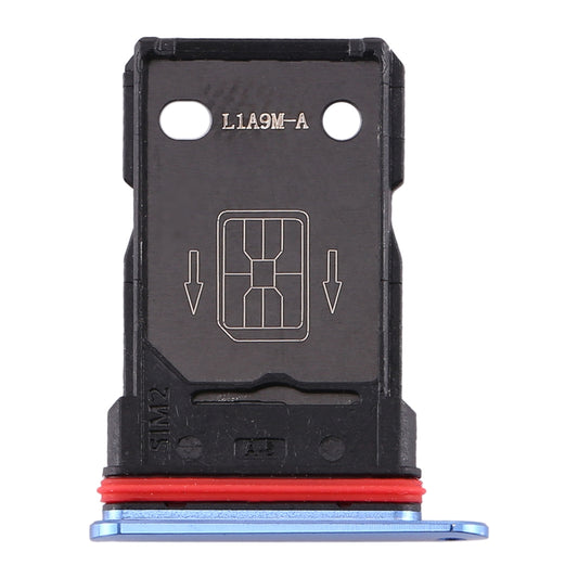 For OnePlus 7T SIM Card Tray + SIM Card Tray (Blue)