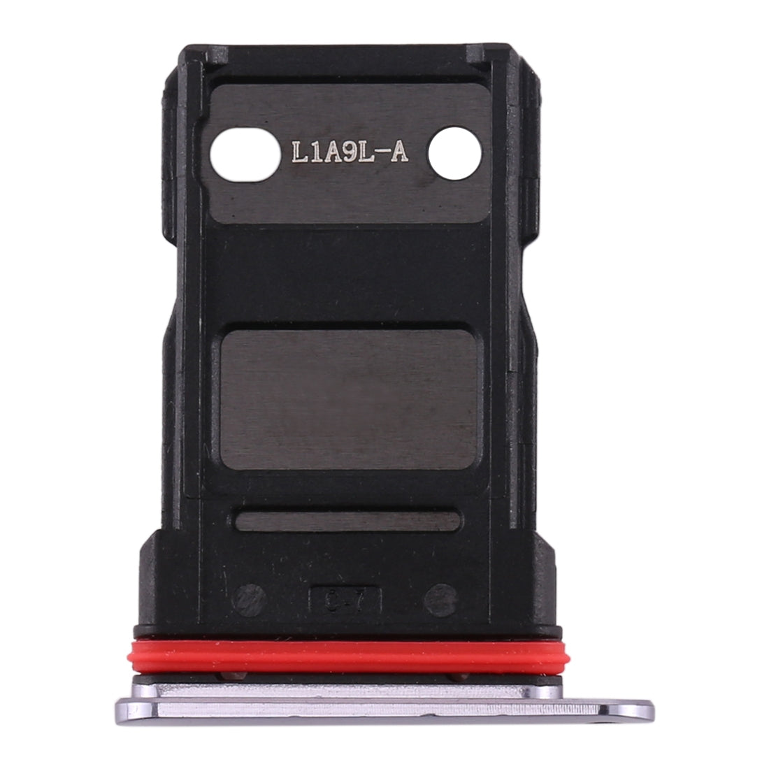 For OnePlus 7T Single SIM Card Tray (Silver)