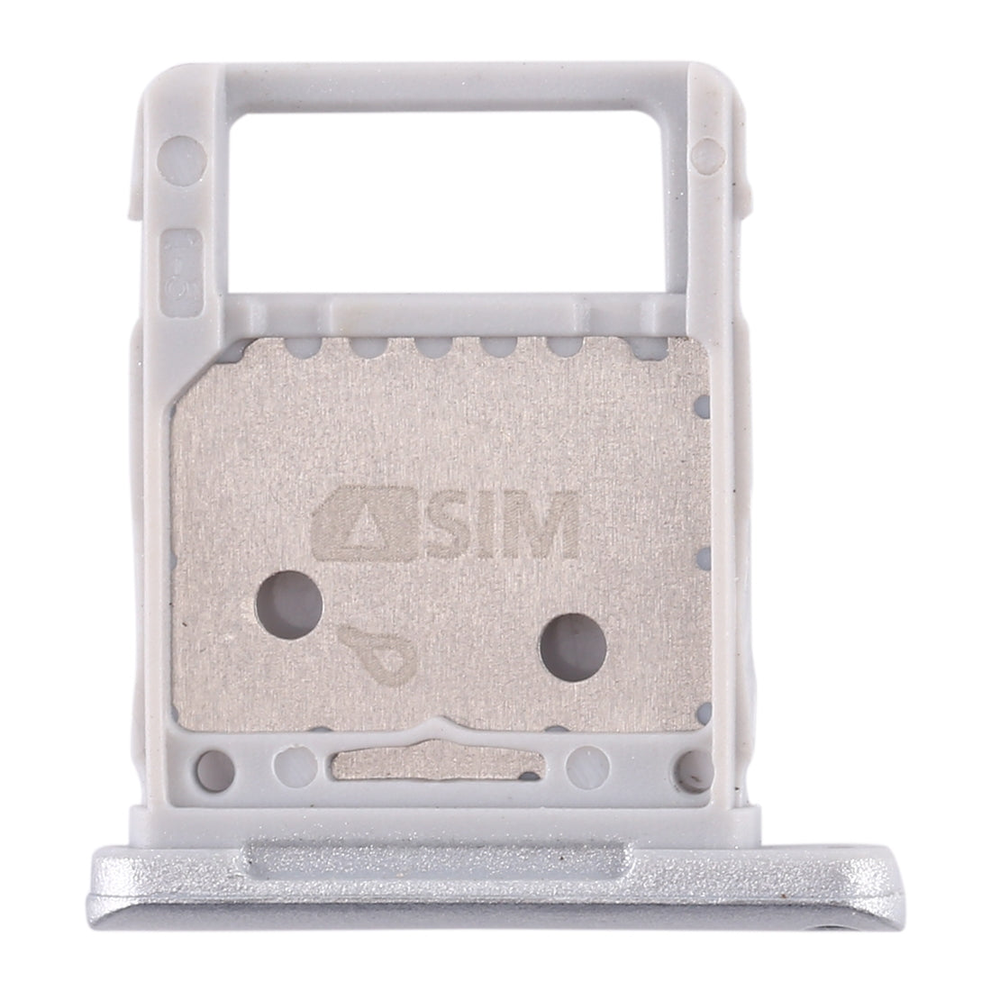 For Galaxy TabPro S2 W727 SIM Card + Micro SD Card Tray (Silver)