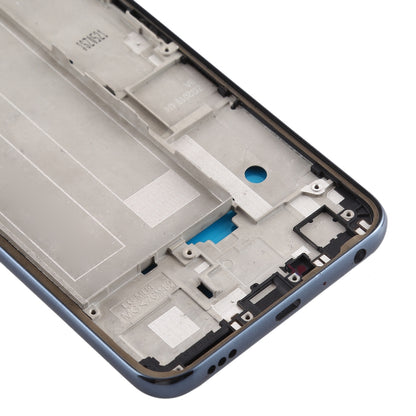 Front Housing LCD Frame Bezel Plate for LG K40 / K12+ K12 Plus / X4 2019 X420EM X420BMW X420EMW X420HM X420 X420N (Single SIM Version)(Blue)