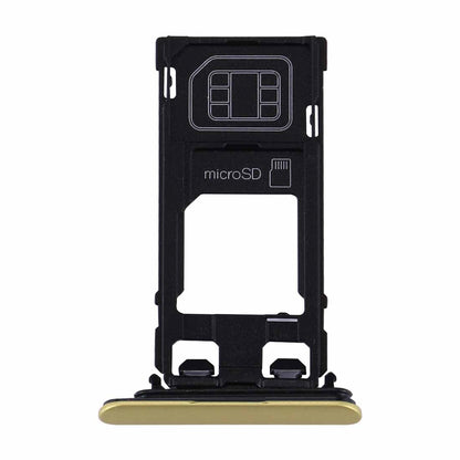 for Sony Xperia XZs (Single SIM Version) SIM & Micro SD Card Tray(Gold)
