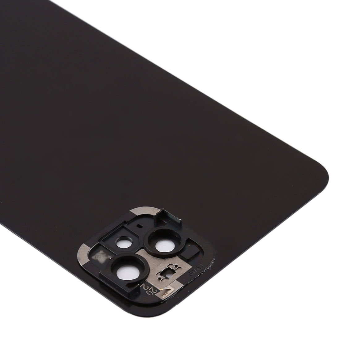 Battery Back Cover with Camera Lens Frame for Google Pixel 4(Black)
