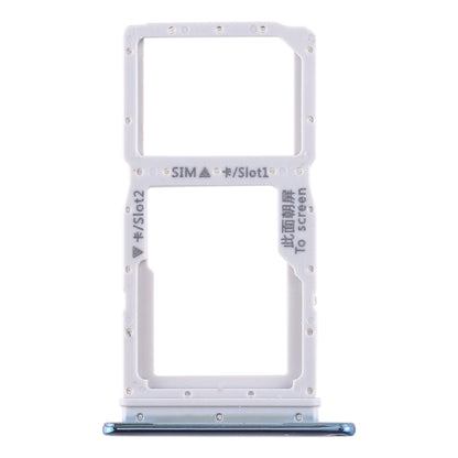SIM Card Tray + SIM Card Tray / Micro SD Card Tray for Huawei Enjoy 10 Plus (Blue)