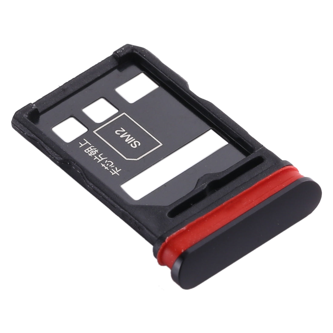 SIM Card Tray + SIM Card Tray for Honor V30 Pro / Honor V30(Black)