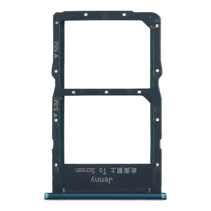 SIM Card Tray + NM Card Tray for Huawei Nova 6 SE (Green)