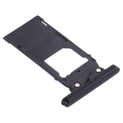 SIM Card Tray + SIM Card Tray + Micro SD Card Tray for Sony Xperia XZ2(Black)