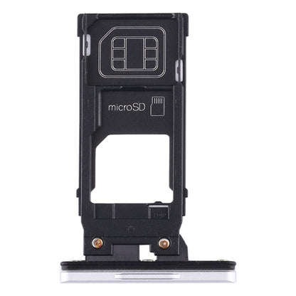 SIM Card Tray + Micro SD Card Tray for Sony Xperia XZ3(White)