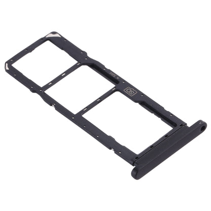 SIM Card Tray + SIM Card Tray + Micro SD Card Tray for Nokia 7.2 / 6.2 TA-1196 TA-1198 TA-1200 TA-1187 TA-1201(Black)
