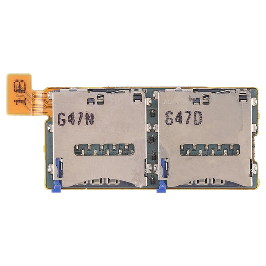 Dual SIM Card Socket Flex Cable for Sony Xperia T2 Ultra