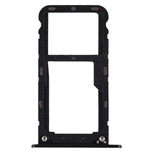 2 SIM Card Tray / Micro SD Card Tray for Xiaomi Redmi 5 Plus(Black)