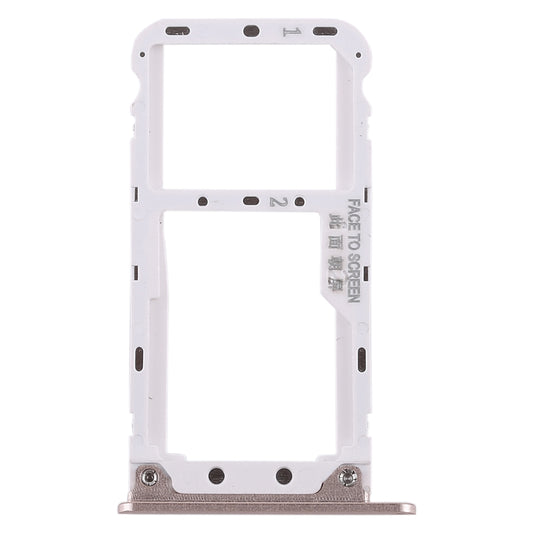 2 SIM Card Tray / Micro SD Card Tray for Xiaomi Redmi Note 5(Gold)