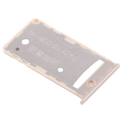 2 SIM Card Tray / Micro SD Card Tray for Xiaomi Redmi 5A(Gold)