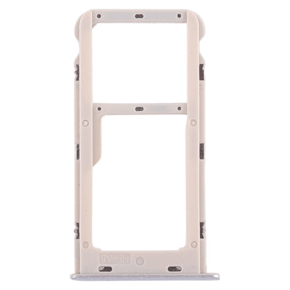 SIM Card Tray + SIM Card Tray / Micro SD Card Tray for Huawei Honor 6A (Silver)
