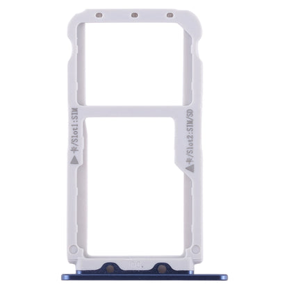 SIM Card Tray + SIM Card Tray / Micro SD Card Tray for Huawei Honor V9 (Blue)