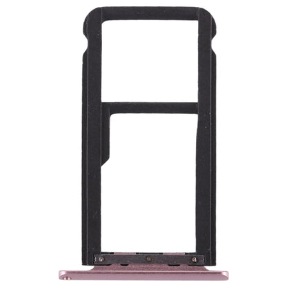 SIM Card Tray + SIM Card Tray / Micro SD Card Tray for Huawei Enjoy 6s (Pink)