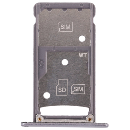 2 SIM Card Tray / Micro SD Card Tray for Huawei Enjoy 6 / AL00(Grey)