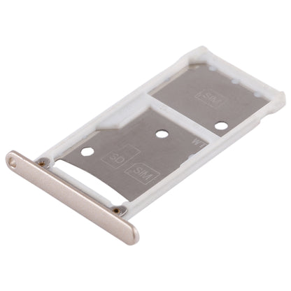 2 SIM Card Tray / Micro SD Card Tray for Huawei Enjoy 6 / AL00(Gold)
