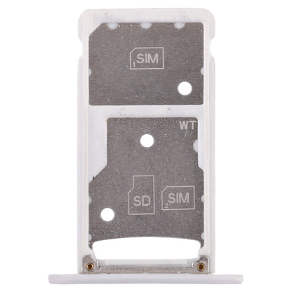 2 SIM Card Tray / Micro SD Card Tray for Huawei Enjoy 6 / AL00(White)