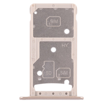 2 SIM Card Tray / Micro SD Card Tray for Huawei Enjoy 6 / AL10(Gold)