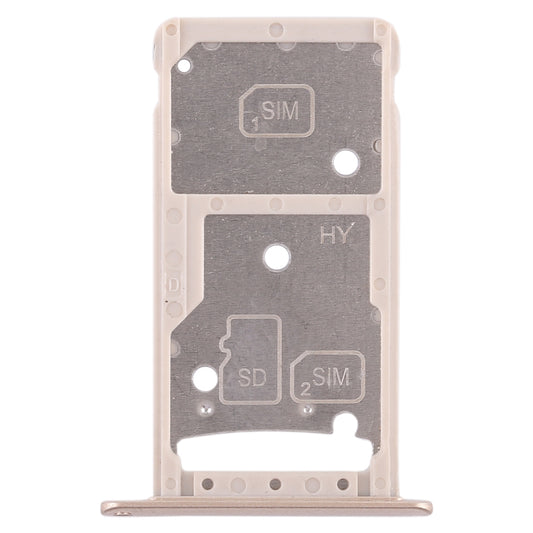 2 SIM Card Tray / Micro SD Card Tray for Huawei Enjoy 6 / AL10(Gold)