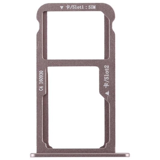 SIM Card Tray + SIM Card Tray / Micro SD Card for Huawei G9 Plus (Mocha Gold)
