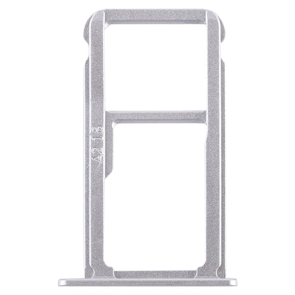 SIM Card Tray + SIM Card Tray / Micro SD Card for Huawei G9 Plus (Silver)